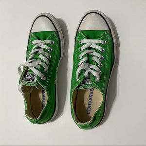 Converse Green Chucks size 7